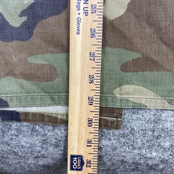 Vintage US Army Camo Coat Men Medium Regular Woodland BDU Military CPT Airborne - Picture 14 of 14